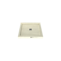Redi Base® 32 In x 36 In Triple Curb Tileable Shower Pan Base with Center Drain