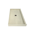 Redi Base® 32 In x 60 In Single Curb Tileable Shower Pan Base with Center Drain