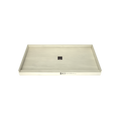 Redi Base® 32 In x 60 In Single Curb Tileable Shower Pan Base with Center Drain