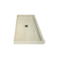 Redi Base® 32 In x 60 In Single Curb Tileable Shower Pan Base with Center Drain