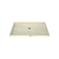 Redi Base® 32 In x 60 In Triple Curb Tileable Shower Pan Base with Center Drain