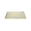 Redi Base® 32 In x 60 In Single Curb Tileable Shower Pan Base with Left Drain 15 In from Back Wall