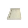 Redi Base® 34 In x 48 In Single Curb Tileable Shower Pan Base with Left Drain