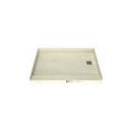 Redi Base® 34 In x 48 In Single Curb Tileable Shower Pan Base with Right Drain