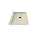 Redi Base® 36 In x 42 In Single Curb Tileable Shower Pan Base with Center Drain