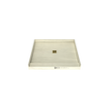 Redi Base® 36 In x 42 In Single Curb Tileable Shower Pan Base with Center Drain