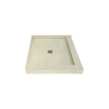 Redi Base® 36 In x 42 In Left Double Threshold Corner Tileable Shower Pan Base with Center Drain