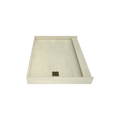 Redi Base® 36 In x 48 In Single Curb Tileable Shower Pan Base with Left Drain