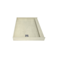 Redi Base® 36 In x 48 In Single Curb Tileable Shower Pan Base with Left Drain