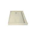 Redi Base® 36 In x 48 In Single Curb Tileable Shower Pan Base with Right Drain