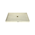 Redi Base® 36 In x 60 In Single Curb Tileable Shower Pan Base with Center Drain
