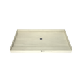 Redi Base® 36 In x 66 In Single Curb Tileable Shower Pan Base with Center Drain