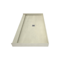 Redi Base® 36 In x 66 In Single Curb Tileable Shower Pan Base with Center Drain