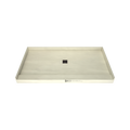 Redi Base® 36 In x 66 In Single Curb Tileable Shower Pan Base with Center Drain