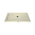 Redi Base® 36 In x 66 In Triple Curb Tileable Shower Pan Base with Center Drain