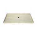 Redi Base® 36 In x 72 In Single Curb Tileable Shower Pan Base with Center Drain