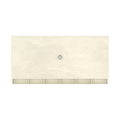 Redi Base® 36 In x 72 In Single Curb Tileable Shower Pan Base with Center Drain