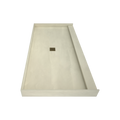 Redi Base® 36 In x 72 In Single Curb Tileable Shower Pan Base with Center Drain