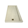 Redi Base® 36 In x 72 In Single Curb Tileable Shower Pan Base with Left Drain