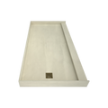 Redi Base® 36 In x 72 In Single Curb Tileable Shower Pan Base with Left Drain