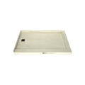 Redi Base® 37 In x 60 In Double Threshold Corner Tileable Shower Pan Base with Left Drain