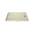 Redi Base® 37 In x 60 In Single Curb Tileable Shower Pan Base with Right Drain