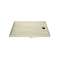 Redi Base® 37 In x 60 In Single Curb Tileable Shower Pan Base with Right Drain