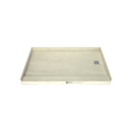 Redi Base® 37 In x 60 In Single Curb Tileable Shower Pan Base with Right Drain