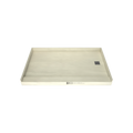 Redi Base® 37 In x 60 In Single Curb Tileable Shower Pan Base with Right Drain