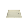 Redi Base® 42 In x 48 In Single Curb Tileable Shower Pan Base with Right Drain