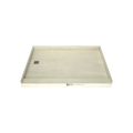 Redi Base® 42 In x 60 In Single Curb Tileable Shower Pan Base with Left Drain