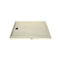 Redi Base® 42 In x 60 In Right Double Threshold Corner Tileable Shower Pan Base with Left Drain