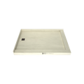 Redi Base® 42 In x 60 In Right Double Threshold Corner Tileable Shower Pan Base with Left Drain