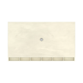 Redi Base® 42 In x 72 In Single Curb Tileable Shower Pan Base with Center Drain