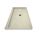 Redi Base® 42 In x 72 In Single Curb Tileable Shower Pan Base with Center Drain