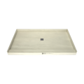 Redi Base® 42 In x 72 In Single Curb Tileable Shower Pan Base with Center Drain