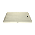Redi Base® 42 In x 72 In Single Curb Tileable Shower Pan Base with Right Drain