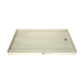 Redi Base® 42 In x 72 In Single Curb Tileable Shower Pan Base with Right Drain