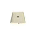 Redi Base® 48 In x 37 In Single Curb Tileable Shower Pan Base with Center Drain