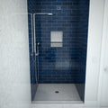 Redi Base® 48 In x 37 In Single Curb Tileable Shower Pan Base with Center Drain