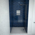 Redi Base® 48 In x 48 In Single Curb Tileable Shower Pan Base with Right Drain