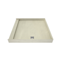 Redi Base® 48 In x 48 In Single Curb Tileable Shower Pan Base with Right Drain