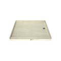 Redi Base® 48 In x 60 In Single Curb Tileable Shower Pan Base with Right Drain