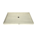 Redi Base® 48 In x 72 In Single Curb Tileable Shower Pan Base with Center Drain