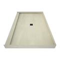 Redi Base® 48 In x 72 In Single Curb Tileable Shower Pan Base with Center Drain