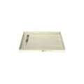 Redi Trench® 30 In x 48 In Single Curb Tileable Shower Pan Base with Left Drain and Linear Trench