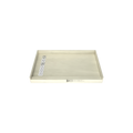 Redi Trench® 30 In x 48 In Single Curb Tileable Shower Pan Base with Left Drain and Linear Trench