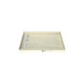 Redi Trench® 30 In x 48 In Single Curb Tileable Shower Pan Base with Left Drain and Linear Trench
