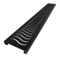 Redi Trench® 30 In x 48 In Right Double Threshold Corner Tileable Shower Pan Base with Left Drain and Linear Trench