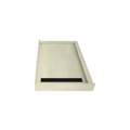 Redi Trench® 30 In x 48 In Right Double Threshold Corner Tileable Shower Pan Base with Left Drain and Linear Trench